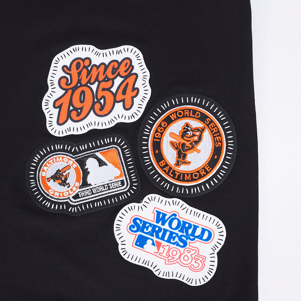 MLB BALTIMORE ORIOLES DIY PICK STITCH MEN'S SJ TOP (BLACK)