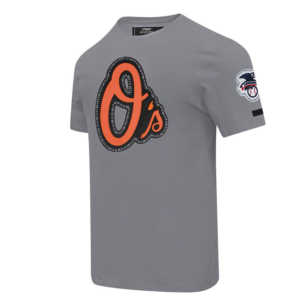 MLB BALTIMORE ORIOLES DIY PICK STITCH HAUT EN JERSEY SIMPLE POUR HOMME (GRIS)