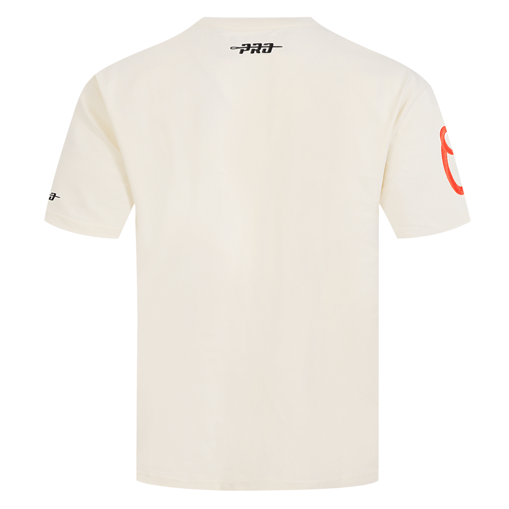 MLB BALTIMORE ORIOLES CHROME MEN'S CJ DROP SHOULDER TOP (EGGSHELL)