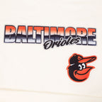 MLB BALTIMORE ORIOLES CHROME MEN'S CJ DROP SHOULDER TOP (EGGSHELL)