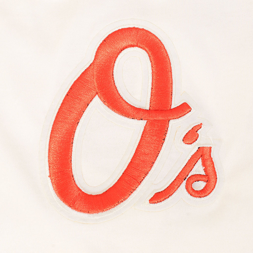 MLB BALTIMORE ORIOLES CHROME MEN'S CJ DROP SHOULDER TOP (EGGSHELL)