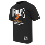 MLB BALTIMORE ORIOLES CITY TOUR 2.0 MEN'S CJ DROP SHOULDER TOP (BLACK)