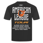 MLB BALTIMORE ORIOLES CITY TOUR 2.0 MEN'S CJ DROP SHOULDER TOP (BLACK)