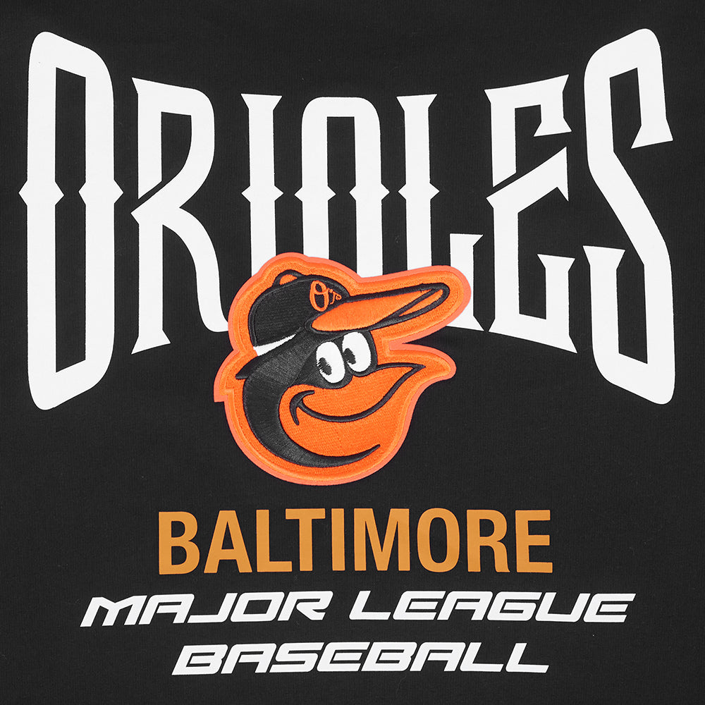 MLB BALTIMORE ORIOLES CITY TOUR 2.0 MEN'S CJ DROP SHOULDER TOP (BLACK)