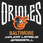 MLB BALTIMORE ORIOLES CITY TOUR 2.0 MEN'S CJ DROP SHOULDER TOP (BLACK)