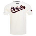 MLB BALTIMORE ORIOLES RETRO CASCADE MEN'S RINGER TOP (EGGSHELL/ BLACK)