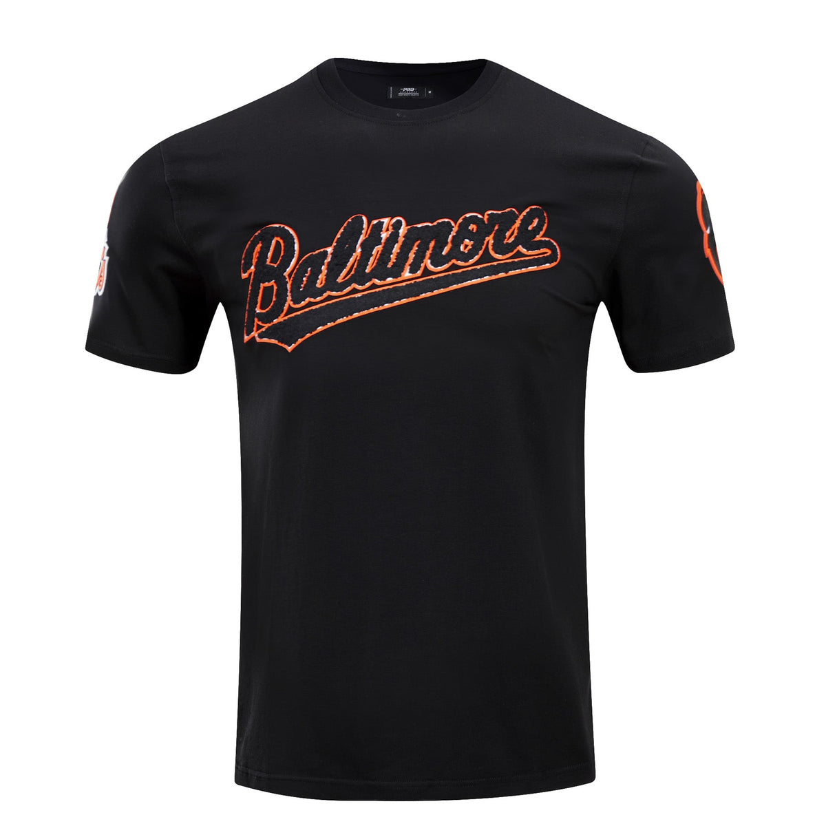 MLB BALTIMORE ORIOLES CLASSIC CHENILLE HAUT POUR HOMME (NOIR)