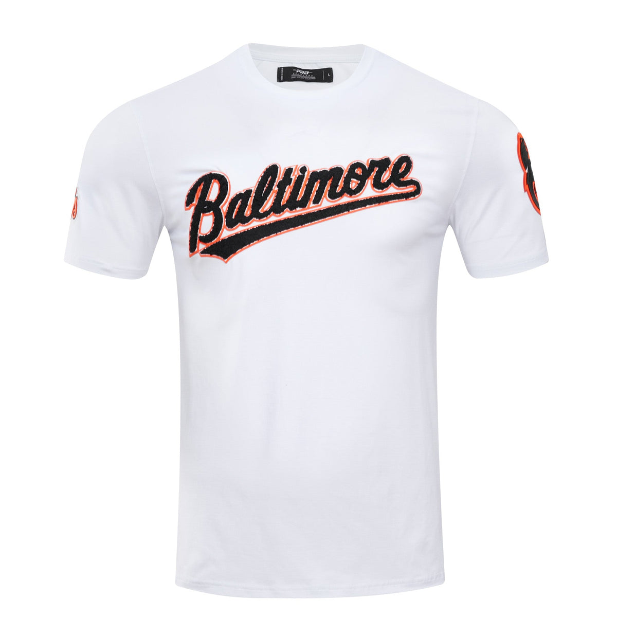 MLB BALTIMORE ORIOLES CLASSIC CHENILLE HAUT POUR HOMME (BLANC)