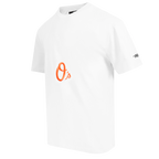 MLB BALTIMORE ORIOLES LIVING LARGE MEN'S CJ DROP SHOULDER TOP (WHITE)