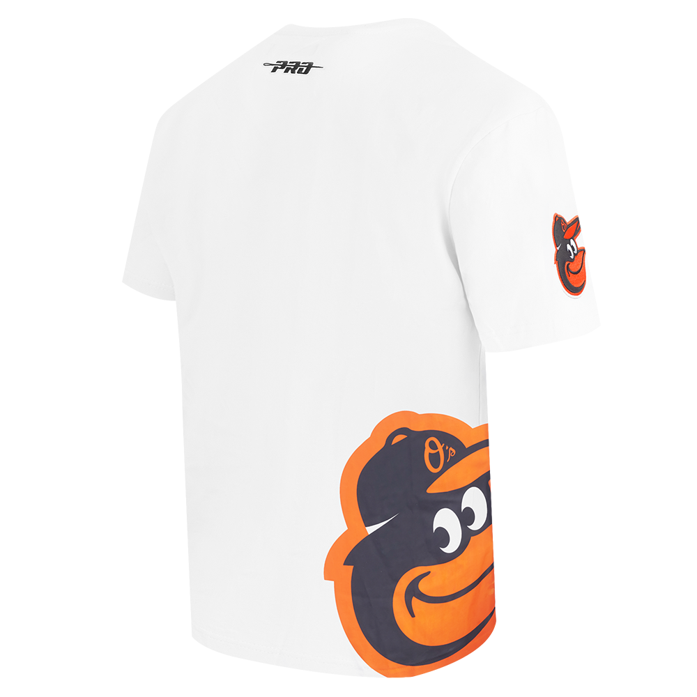 MLB BALTIMORE ORIOLES LIVING LARGE MEN'S CJ DROP SHOULDER TOP (WHITE)