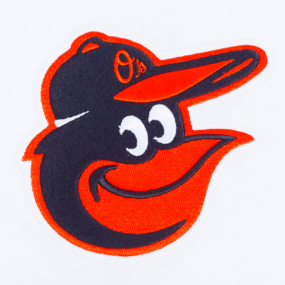 MLB BALTIMORE ORIOLES LIVING LARGE MEN'S CJ DROP SHOULDER TOP (WHITE)