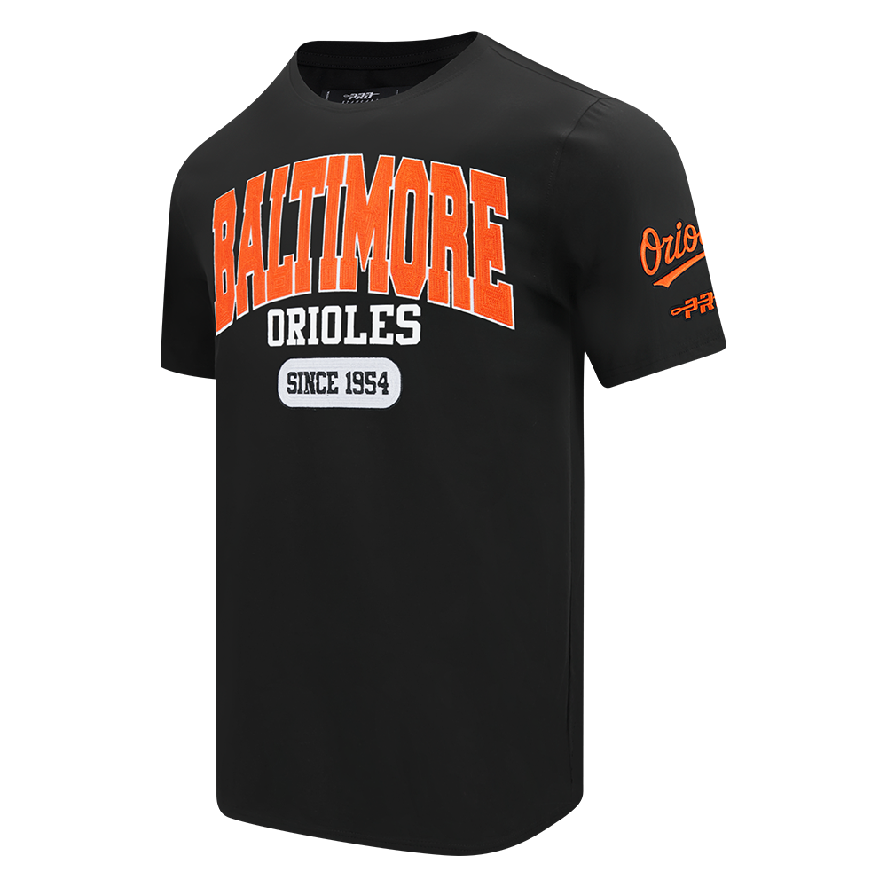 MLB BALTIMORE ORIOLES CITY ARCH HAUT EN JERSEY SIMPLE POUR HOMME (NOIR)
