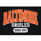 MLB BALTIMORE ORIOLES CITY ARCH HAUT EN JERSEY SIMPLE POUR HOMME (NOIR)