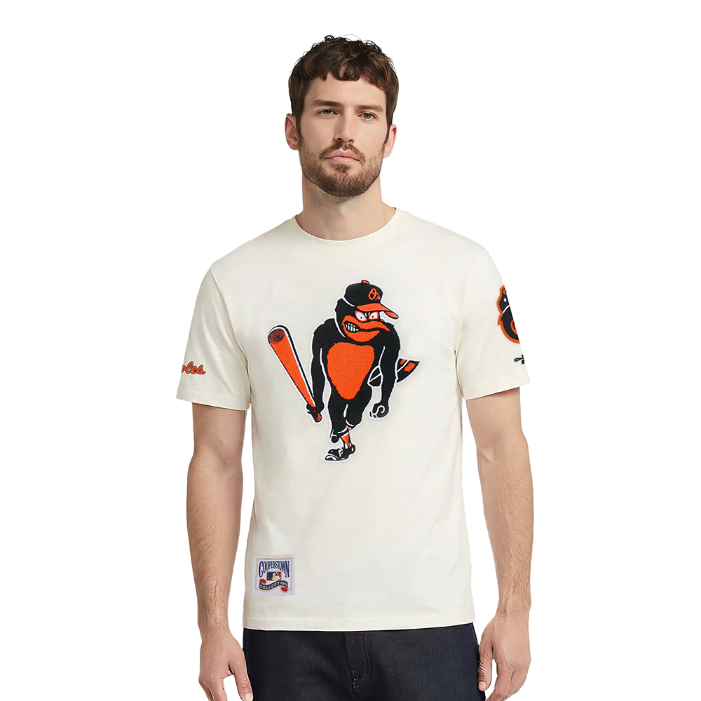 MLB BALTIMORE ORIOLES RETRO CLASSICS HAUT EN JERSEY SIMPLE POUR HOMME (COQUILLE D'ŒUF)