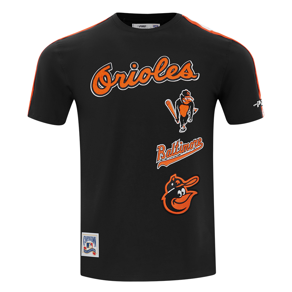 MLB BALTIMORE ORIOLES RETRO CLASSICS MEN'S TOP (BLACK/ORANGE)