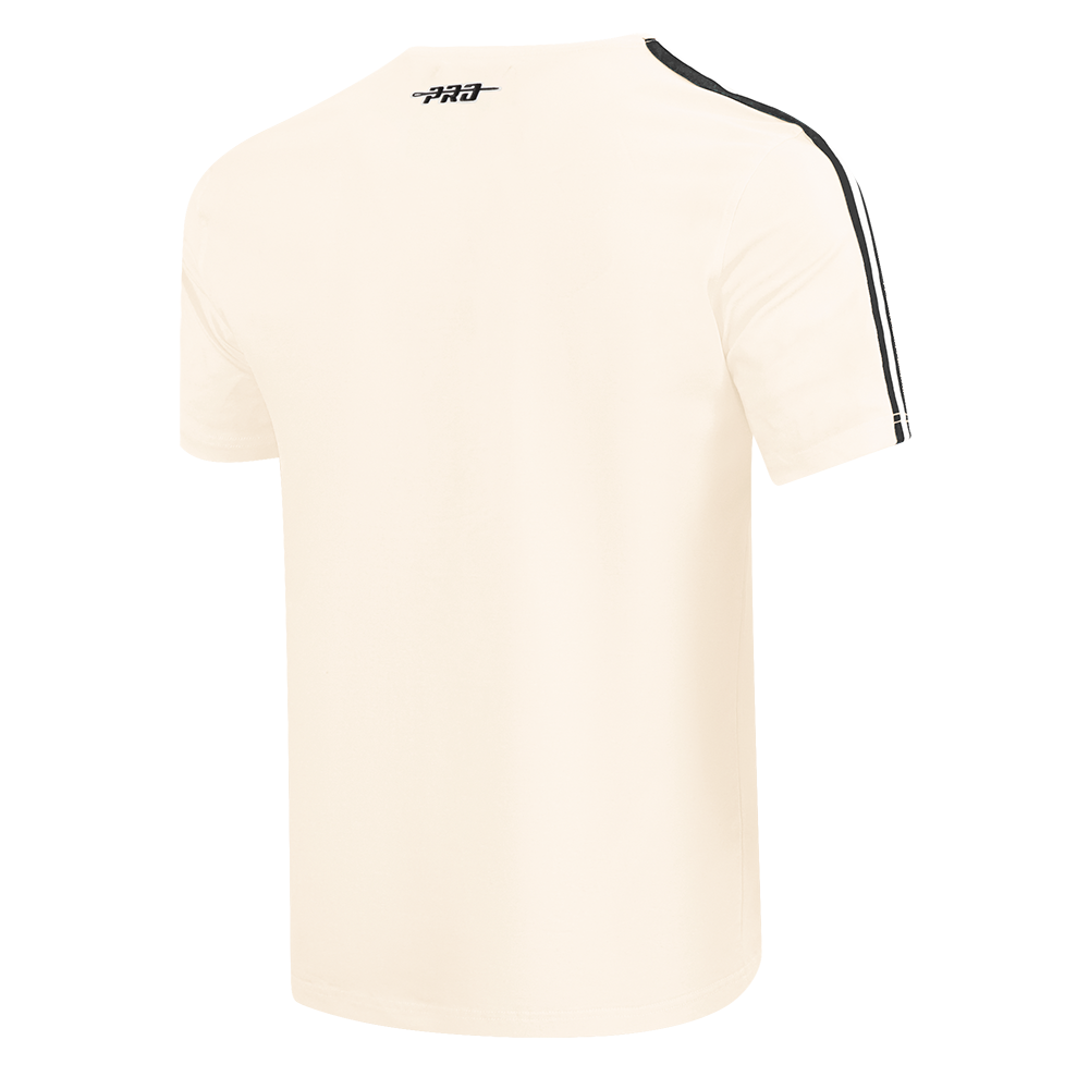 MLB BALTIMORE ORIOLES RETRO CLASSICS HAUT EN JERSEY SIMPLE À BANDES POUR HOMME (COQUILLE D'ŒUF/NOIR)