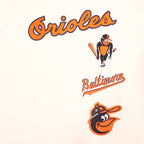 MLB BALTIMORE ORIOLES RETRO CLASSICS HAUT EN JERSEY SIMPLE À BANDES POUR HOMME (COQUILLE D'ŒUF/NOIR)
