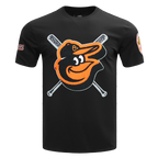 MLB BALTIMORE ORIOLES MASH UP HAUT EN JERSEY SIMPLE POUR HOMME (NOIR)