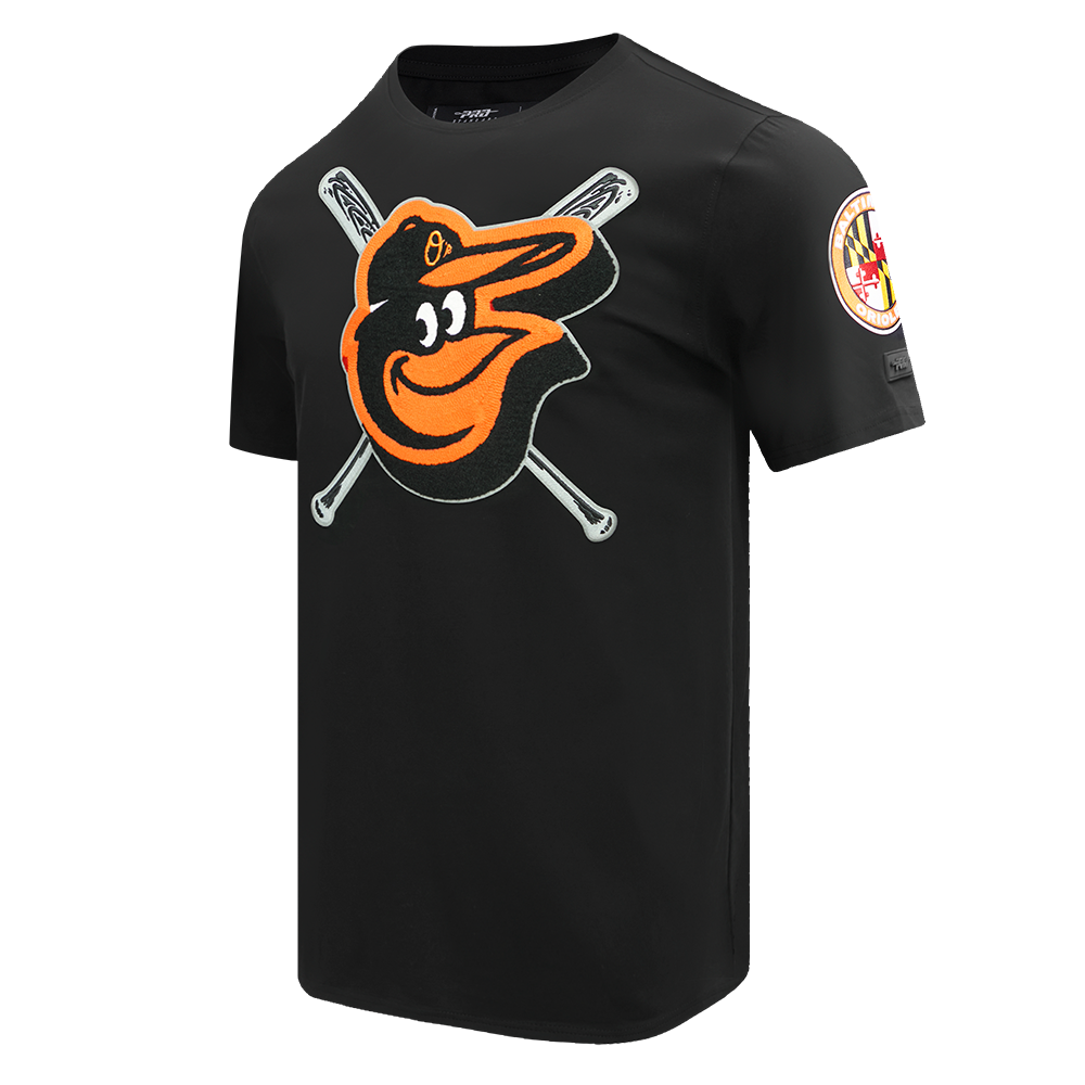 MLB BALTIMORE ORIOLES MASH UP HAUT EN JERSEY SIMPLE POUR HOMME (NOIR)