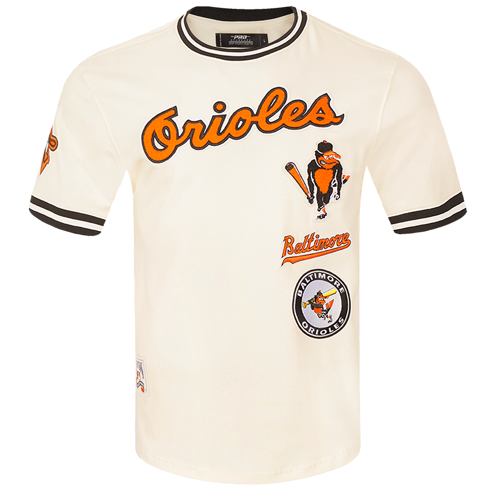 MLB BALTIMORE ORIOLES RETRO CLASSIC HAUT POUR HOMME (COQUILLE D'ŒUF/NOIR)