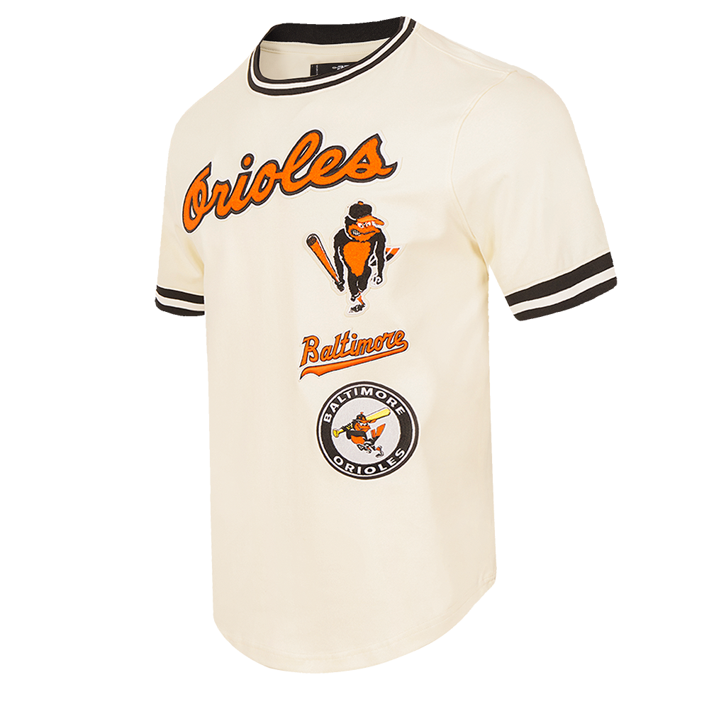 MLB BALTIMORE ORIOLES RETRO CLASSIC HAUT POUR HOMME (COQUILLE D'ŒUF/NOIR)