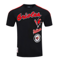 MLB BALTIMORE ORIOLES RETRO CLASSIC MEN'S STRIPED TOP (BLACK/ORANGE)