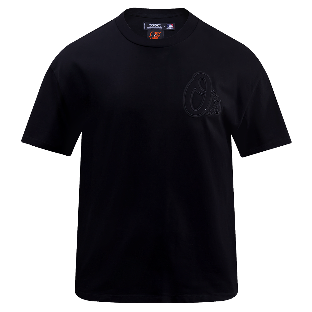 MLB BALTIMORE ORIOLES NEUTRAL HAUT EN JERSEY DE COTON À ÉPAULES TOMBANTES POUR HOMME (NOIR)