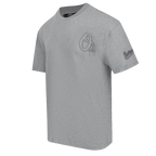 MLB BALTIMORE ORIOLES NEUTRAL HAUT EN JERSEY DE COTON À ÉPAULES TOMBANTES POUR HOMME (GRIS CHINÉ FONCÉ)