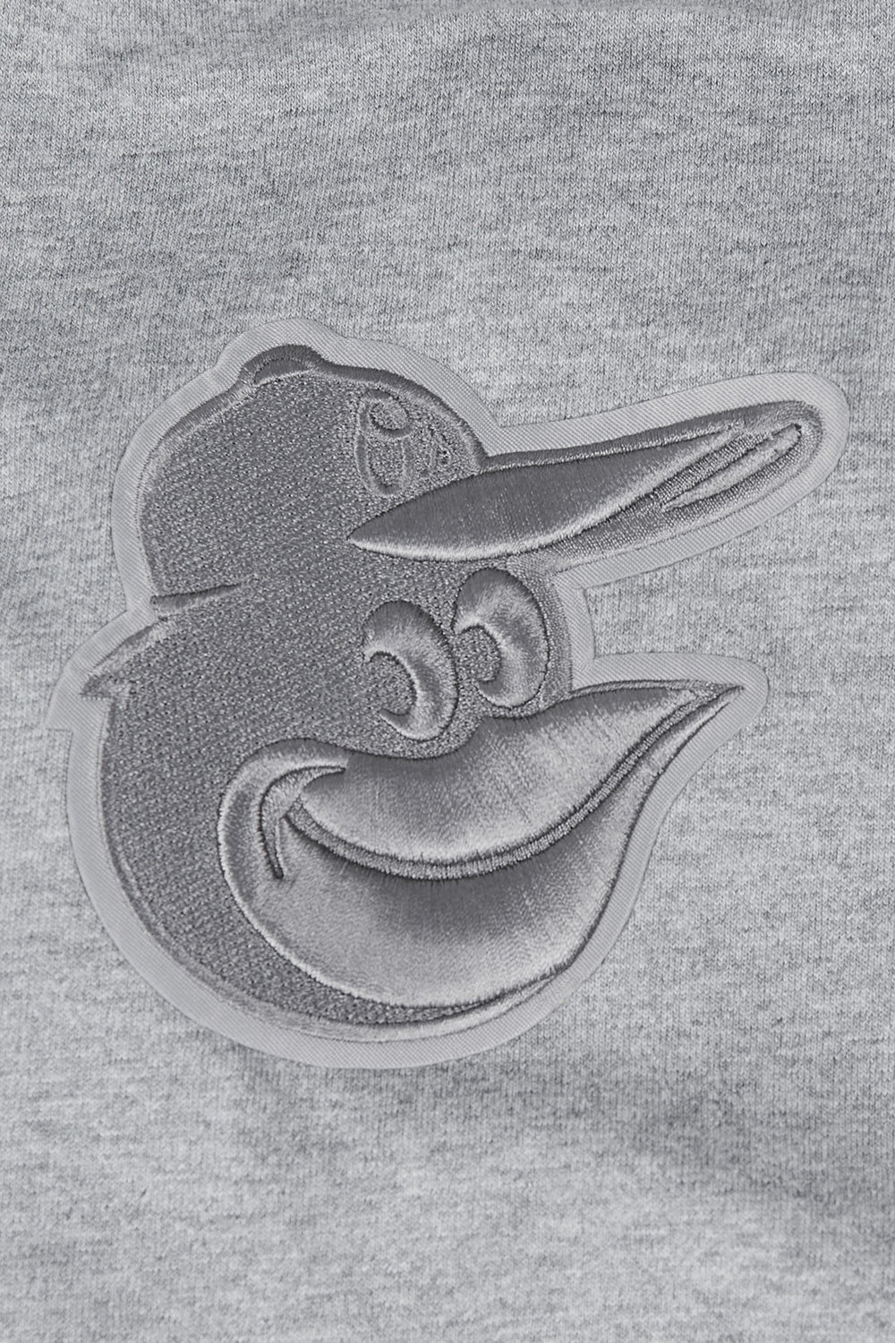 MLB BALTIMORE ORIOLES NEUTRAL HAUT EN JERSEY DE COTON À ÉPAULES TOMBANTES POUR HOMME (GRIS CHINÉ FONCÉ)