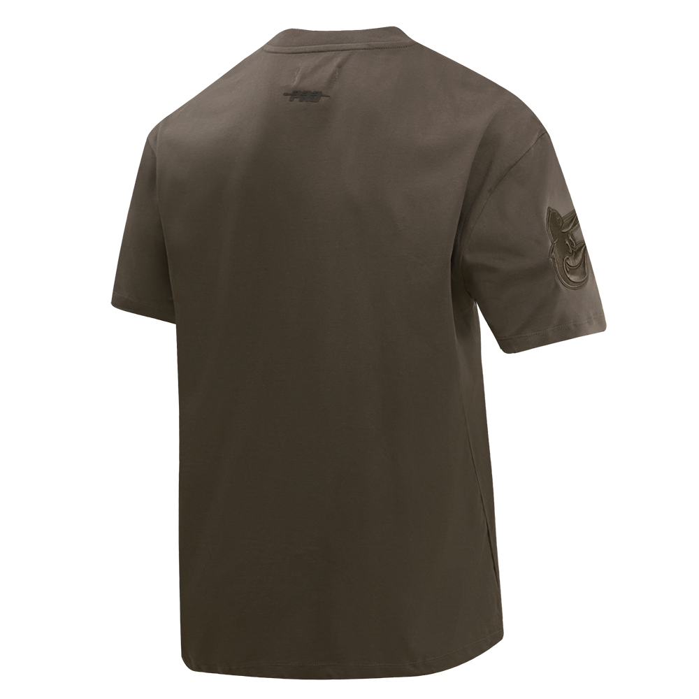 MLB BALTIMORE ORIOLES NEUTRAL MEN'S  CJ DROP SHOULDER TOP (DARK TAUPE)