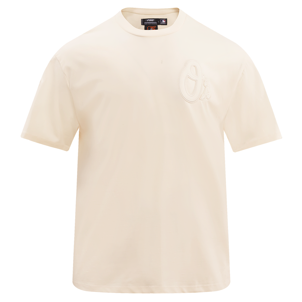MLB BALTIMORE ORIOLES NEUTRAL HAUT EN JERSEY DE COTON À ÉPAULES TOMBANTES POUR HOMME (COQUILLE D'ŒUF)