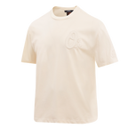 MLB BALTIMORE ORIOLES NEUTRAL HAUT EN JERSEY DE COTON À ÉPAULES TOMBANTES POUR HOMME (COQUILLE D'ŒUF)