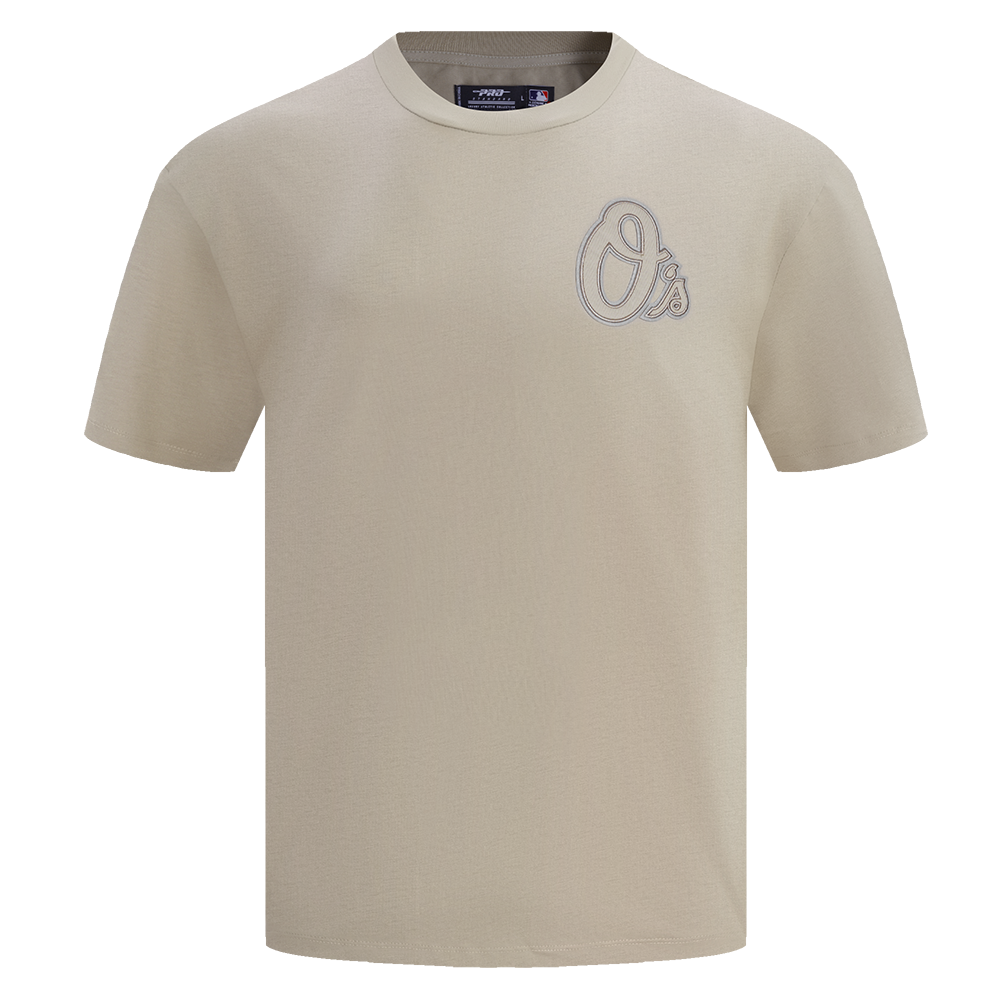 MLB BALTIMORE ORIOLES NEUTRAL MEN'S  CJ DROP SHOULDER TOP (TAUPE)
