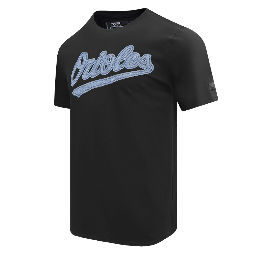 MLB BALTIMORE ORIOLES VARSITY BLUES HAUT EN JERSEY SIMPLE POUR HOMME (NOIR)