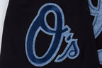 MLB BALTIMORE ORIOLES VARSITY BLUES MEN'S SJ TOP (BLACK)
