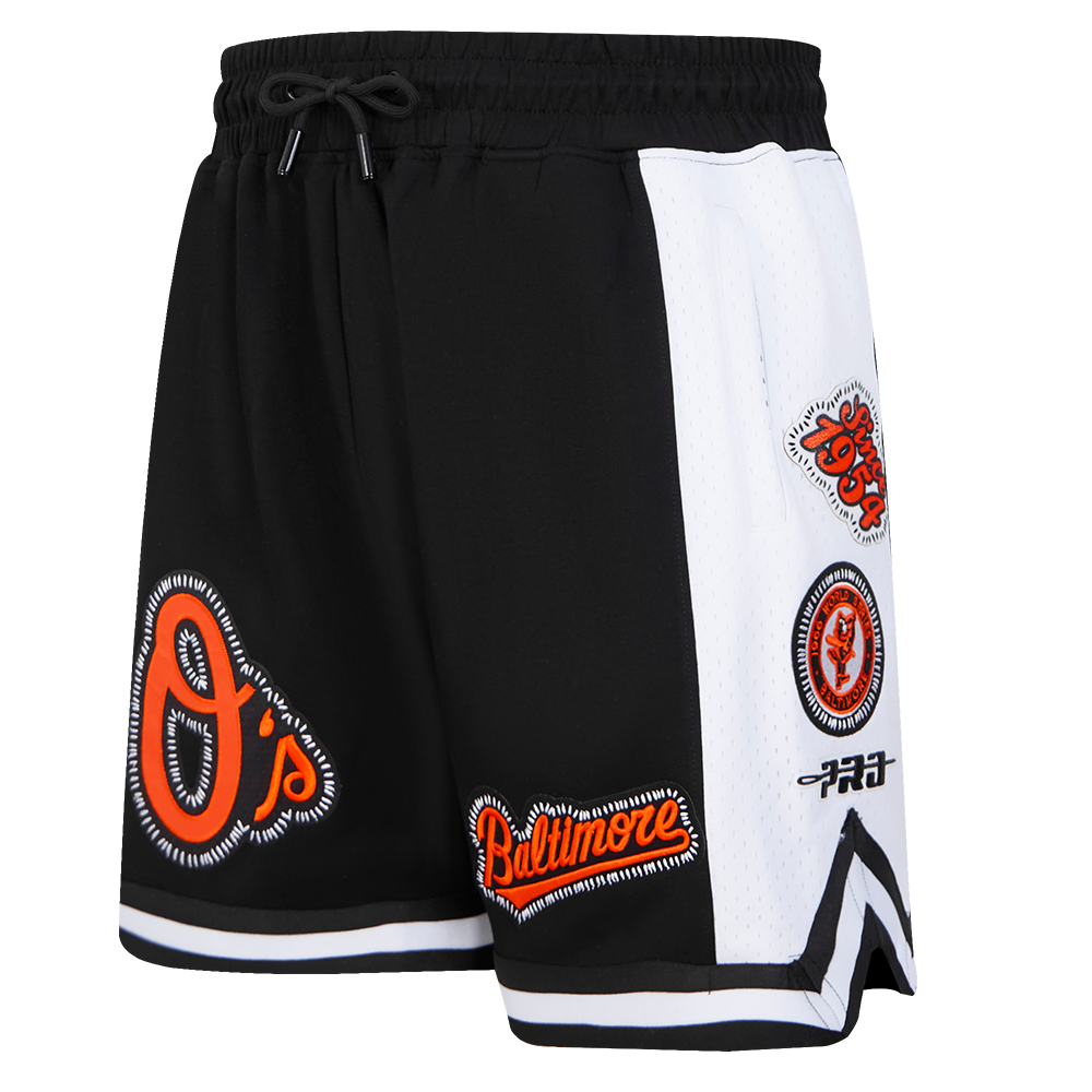 MLB BALTIMORE ORIOLES DIY PICK STITCH MEN'S DK 2.0 SHORT (BLACK)
