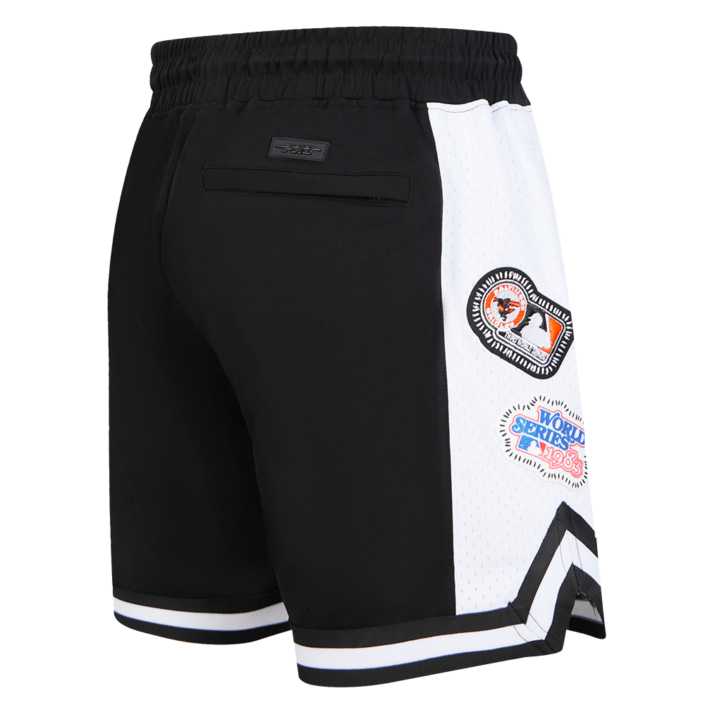 MLB BALTIMORE ORIOLES DIY PICK STITCH MEN'S DK 2.0 SHORT (BLACK)