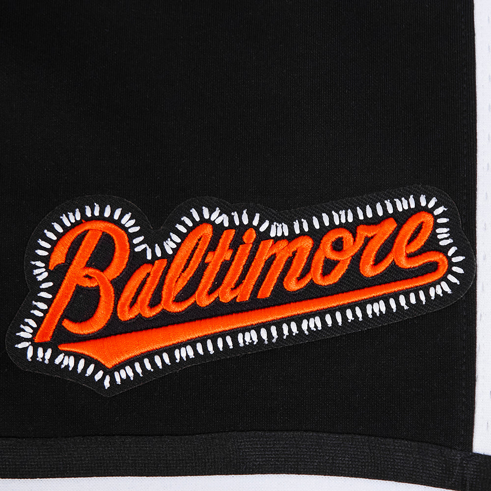 MLB BALTIMORE ORIOLES DIY PICK STITCH MEN'S DK 2.0 SHORT (BLACK)