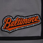 MLB BALTIMORE ORIOLES DIY PICK STITCH MEN'S DK 2.0 SHORT (GRAY/BLACK)