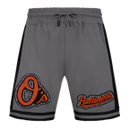 MLB BALTIMORE ORIOLES DIY PICK STITCH MEN'S DK 2.0 SHORT (GRAY/BLACK)
