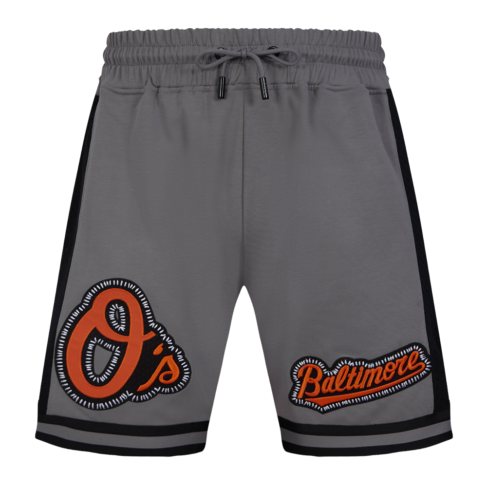 MLB BALTIMORE ORIOLES DIY PICK STITCH MEN'S DK 2.0 SHORT (GRAY/BLACK)