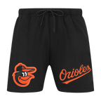 MLB BALTIMORE ORIOLES SOUVENIR SHORT EN FILET POUR HOMME (NOIR)