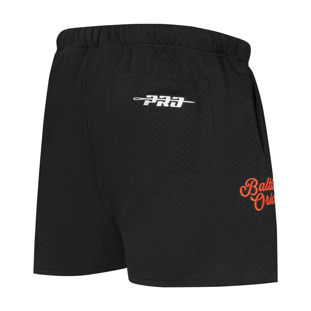 MLB BALTIMORE ORIOLES SOUVENIR SHORT EN FILET POUR HOMME (NOIR)