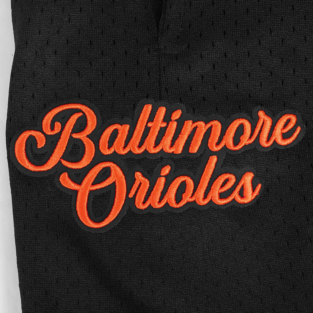 MLB BALTIMORE ORIOLES SOUVENIR SHORT EN FILET POUR HOMME (NOIR)