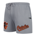 MLB BALTIMORE ORIOLES SOUVENIR SHORT EN FILET POUR HOMME (GRIS)