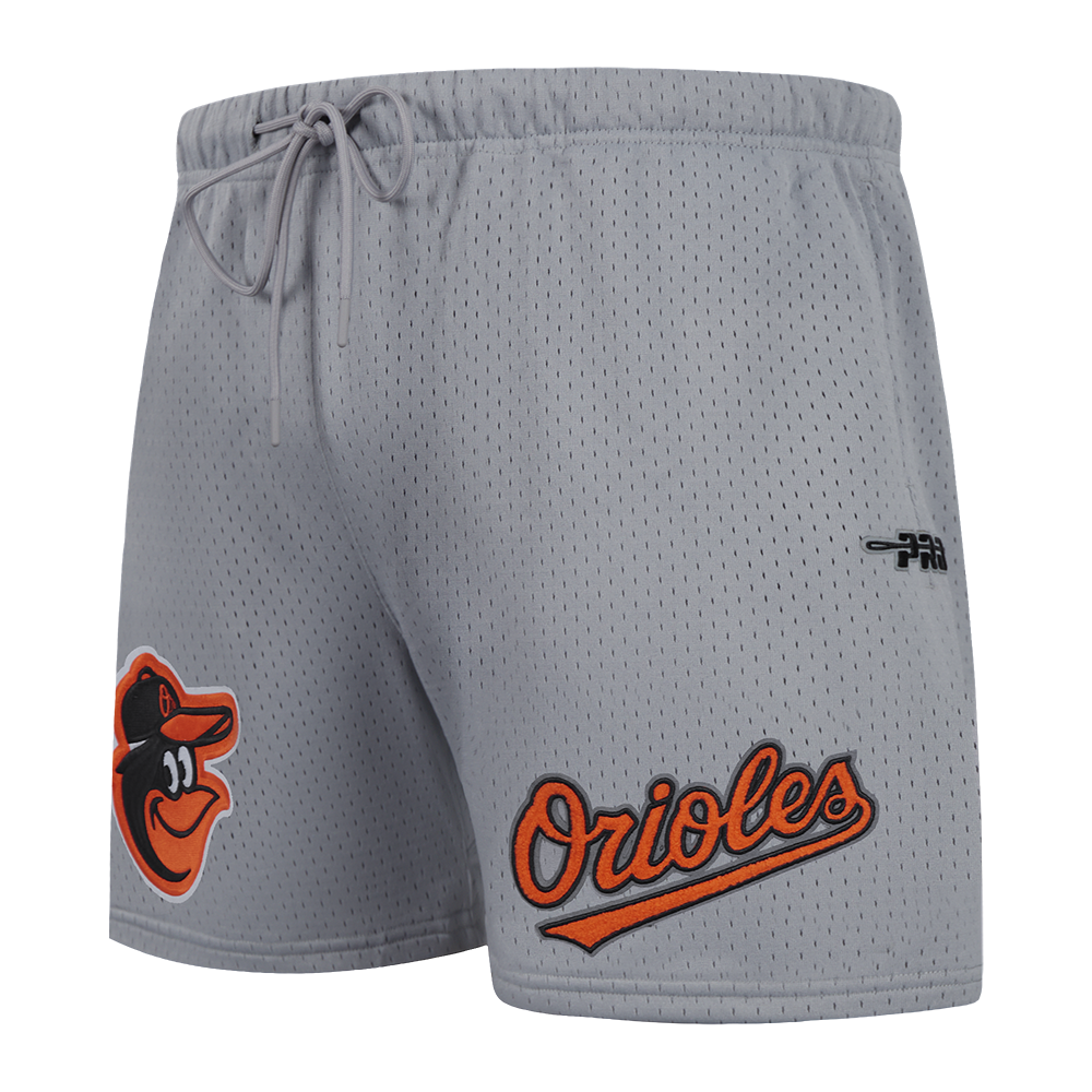 MLB BALTIMORE ORIOLES SOUVENIR SHORT EN FILET POUR HOMME (GRIS)