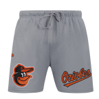 MLB BALTIMORE ORIOLES SOUVENIR SHORT EN FILET POUR HOMME (GRIS)