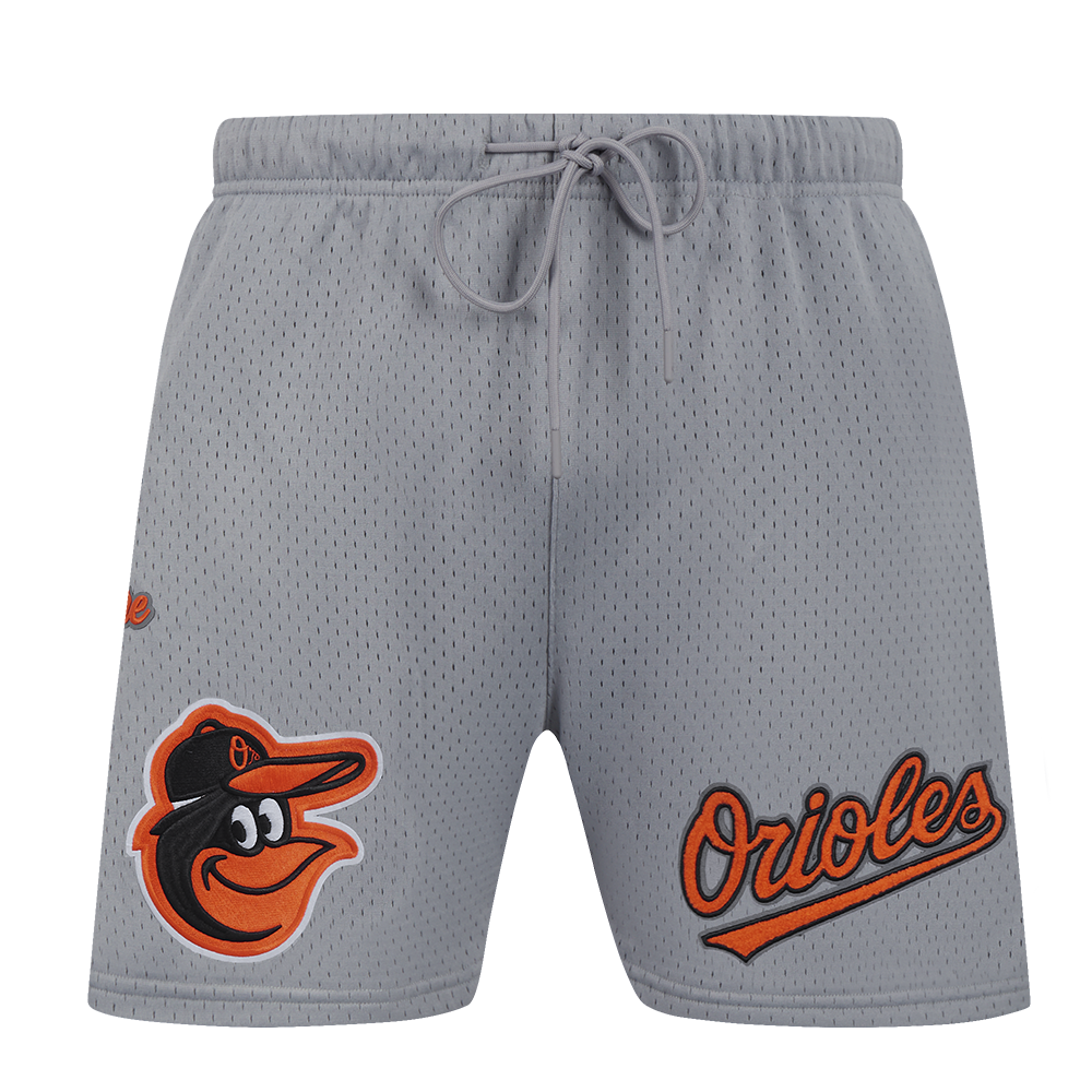 MLB BALTIMORE ORIOLES SOUVENIR SHORT EN FILET POUR HOMME (GRIS)