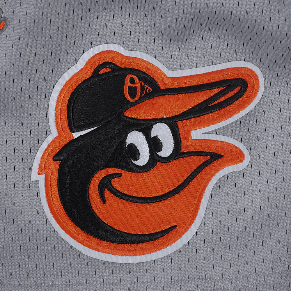 MLB BALTIMORE ORIOLES SOUVENIR SHORT EN FILET POUR HOMME (GRIS)