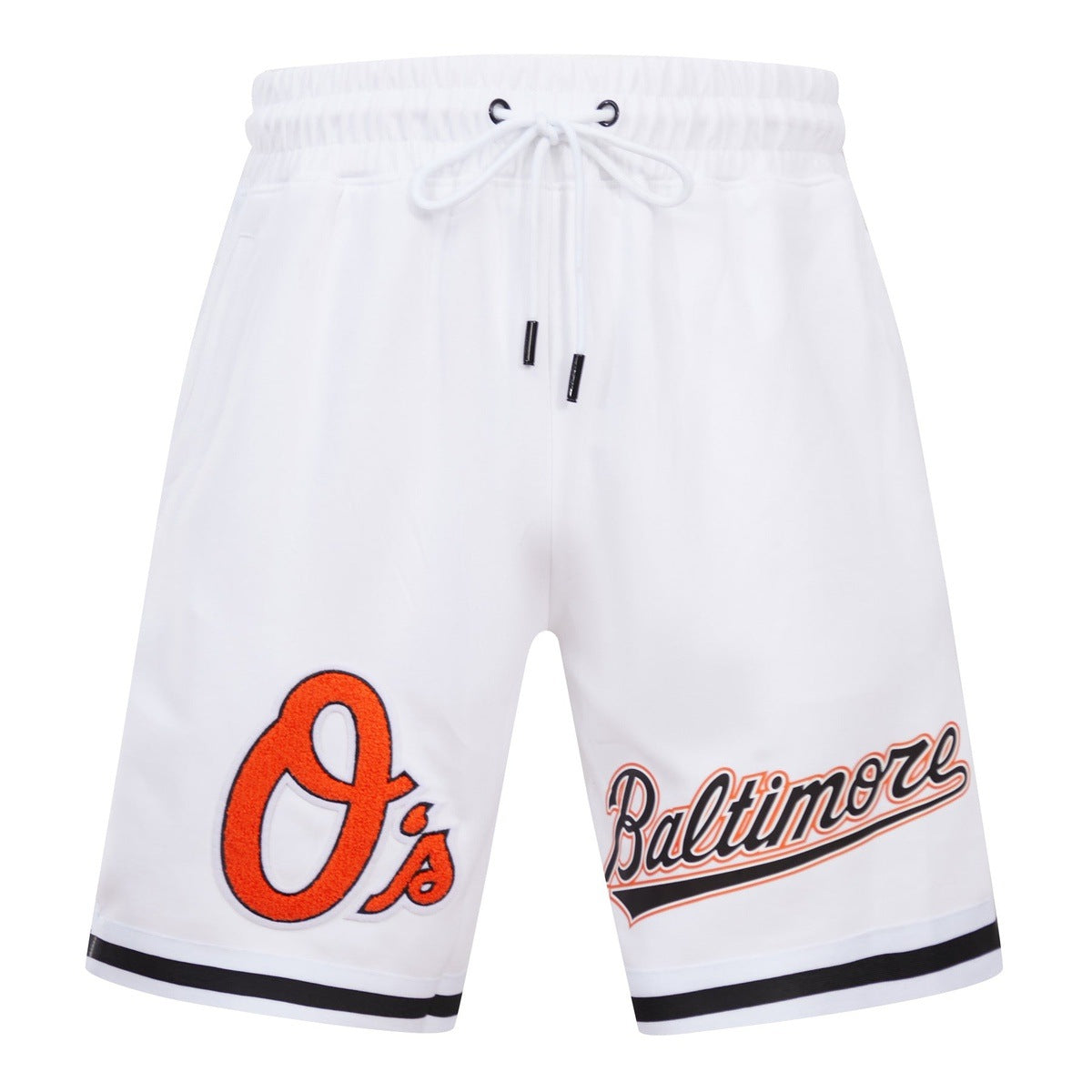 MLB BALTIMORE ORIOLES CLASSIC CHENILLE SHORT POUR HOMME (BLANC)